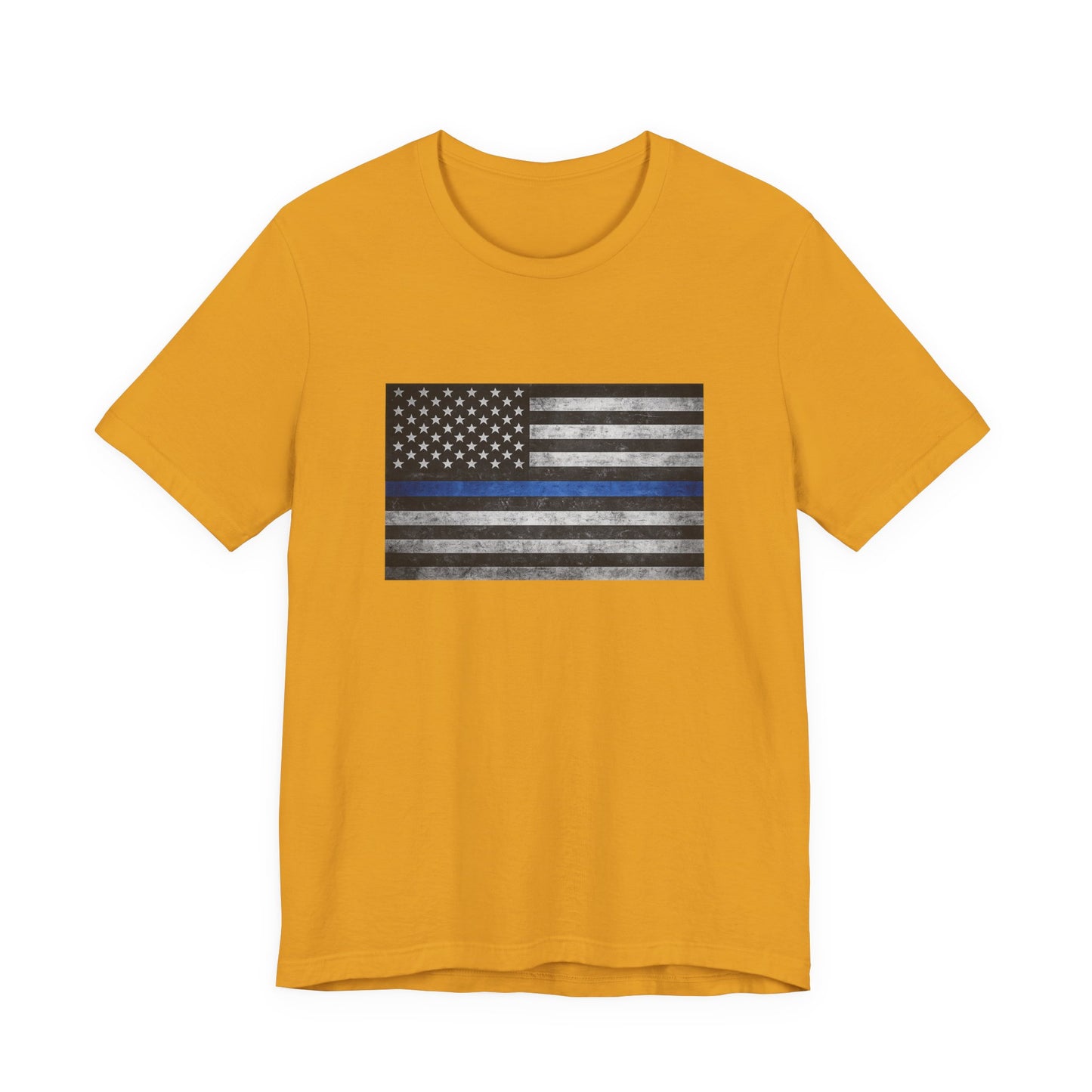First Responders T-Shirt - Blue Line Flag - Wear What You Stand For Products