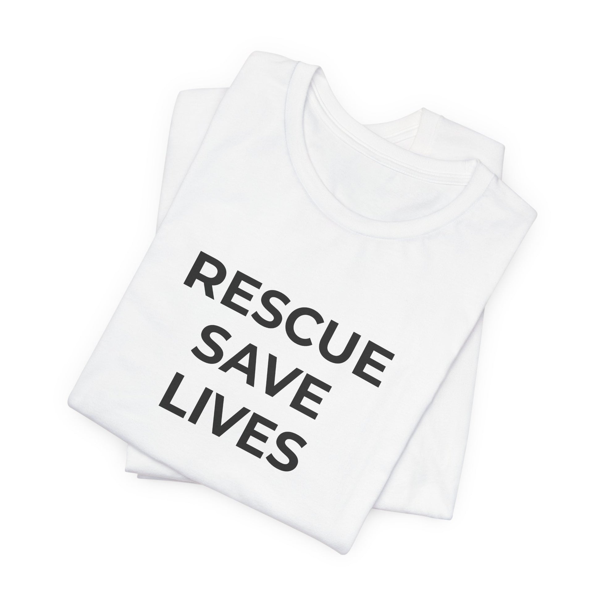 Pet Rescues T-Shirt Rescue Saves Lives - Wear What You Stand For Products