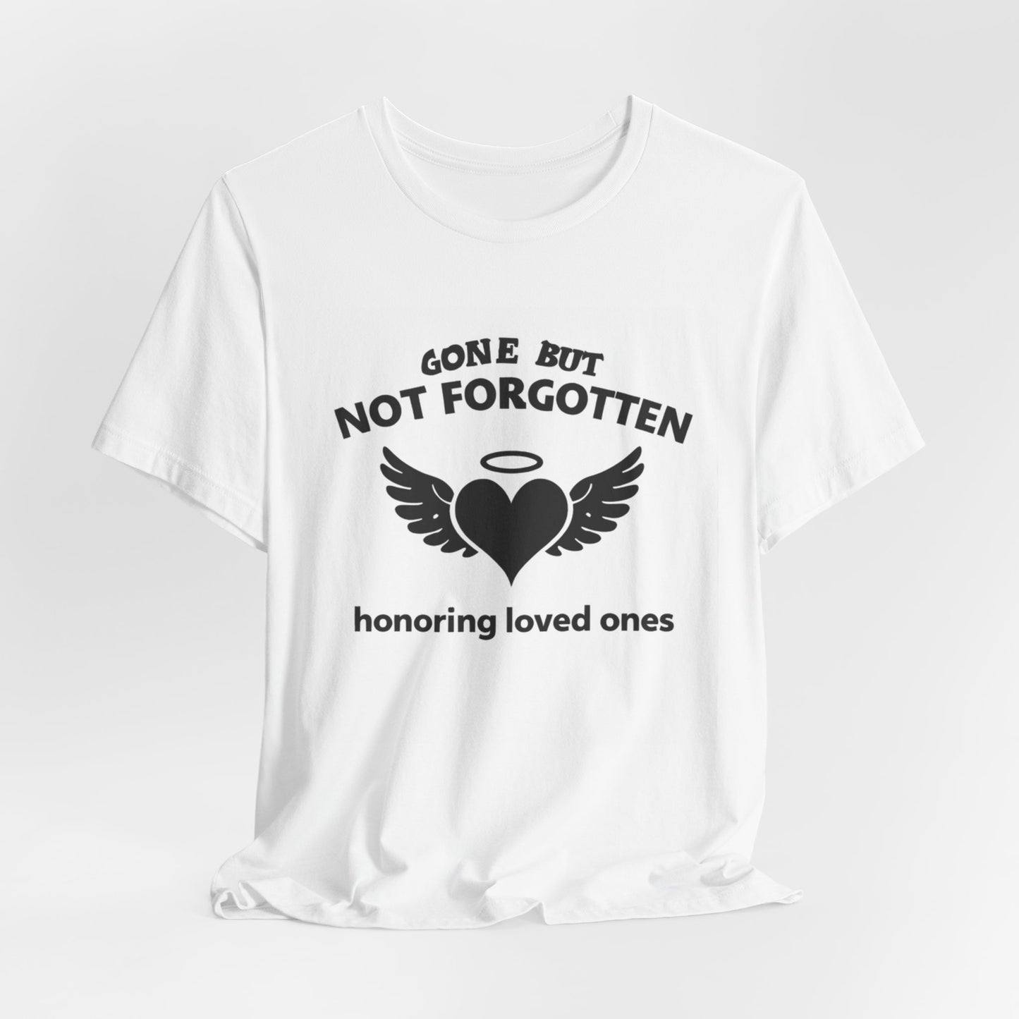 Grief and Loss T-Shirt - Gone but Never Forgotten with Diagram - Wear What You Stand For Products