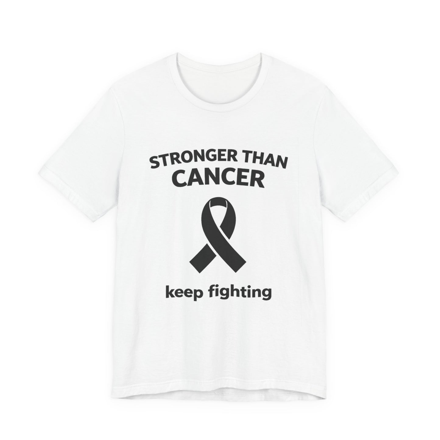 Cancer T-Shirt - Strong than Cancer with Diagram - Wear What You Stand For Products