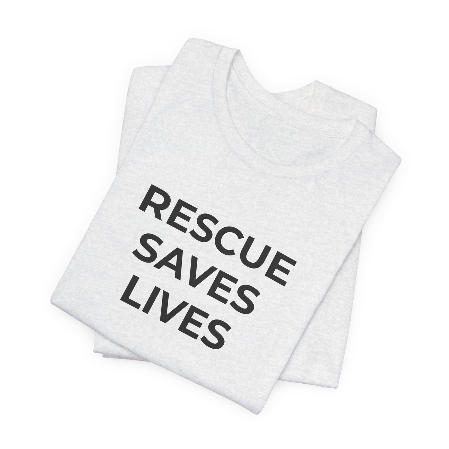 Pet Rescues T-Shirt Rescue Saves Lives - Wear What You Stand For Products