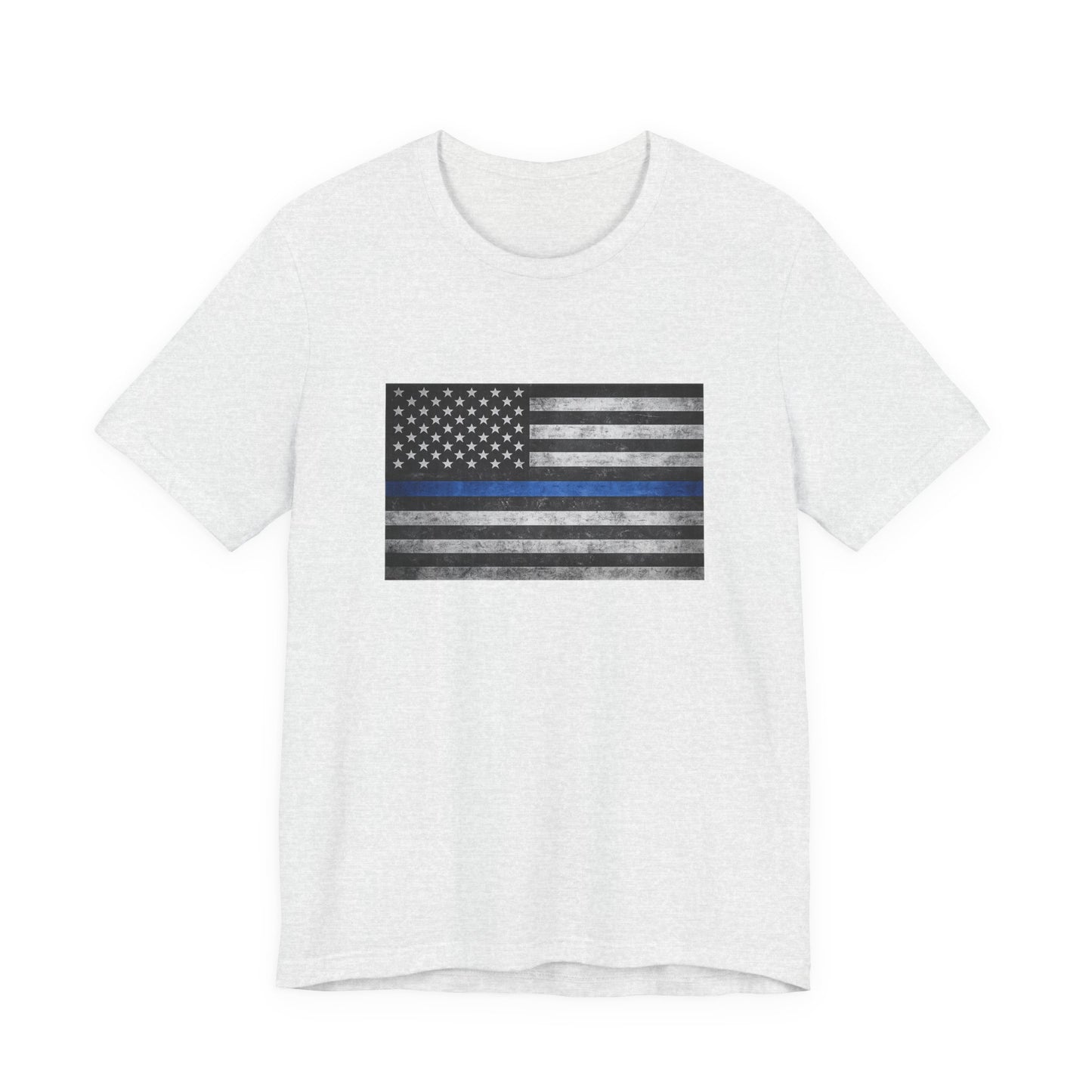First Responders T-Shirt - Blue Line Flag - Wear What You Stand For Products
