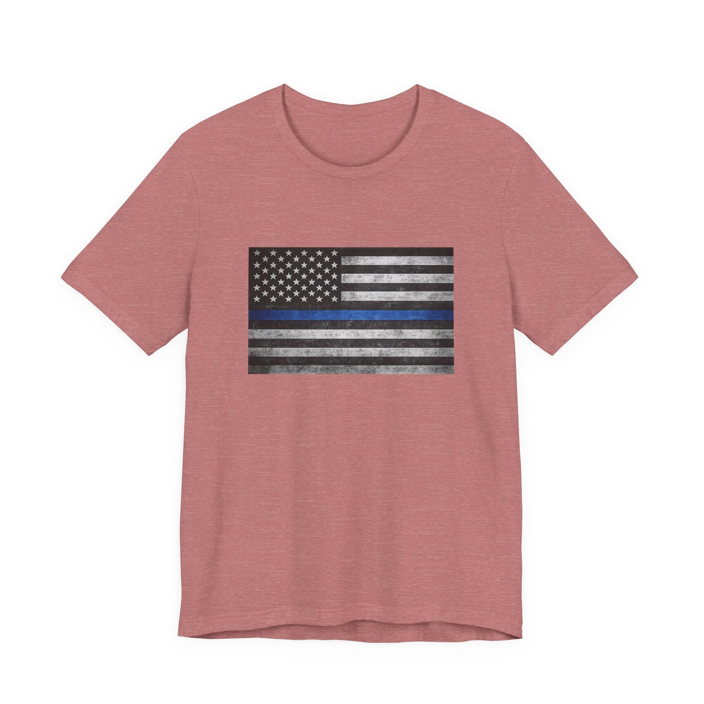 First Responders T-Shirt - Blue Line Flag - Wear What You Stand For Products