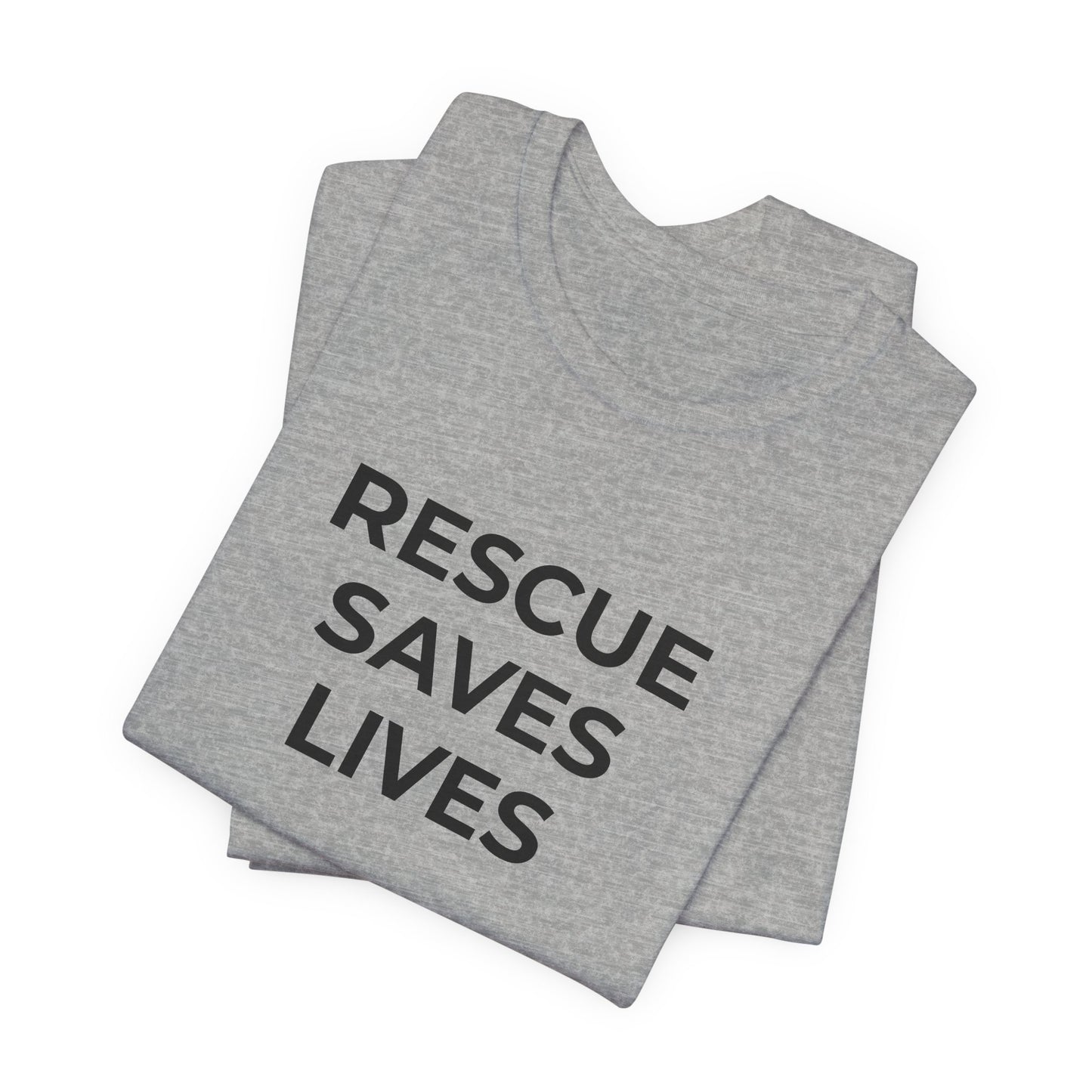 Pet Rescues T-Shirt Rescue Saves Lives - Wear What You Stand For Products