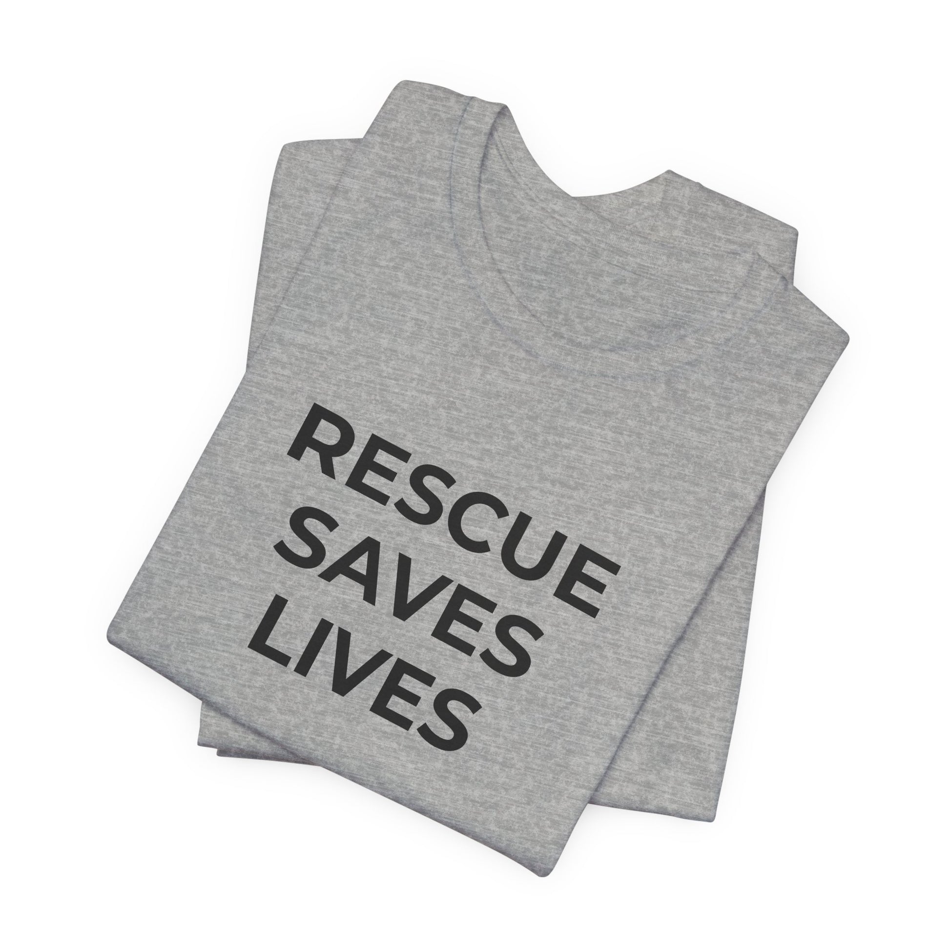 Pet Rescues T-Shirt Rescue Saves Lives - Wear What You Stand For Products