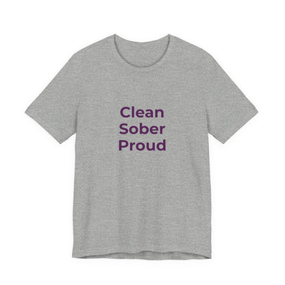 CLEAN SOBER PROUD
