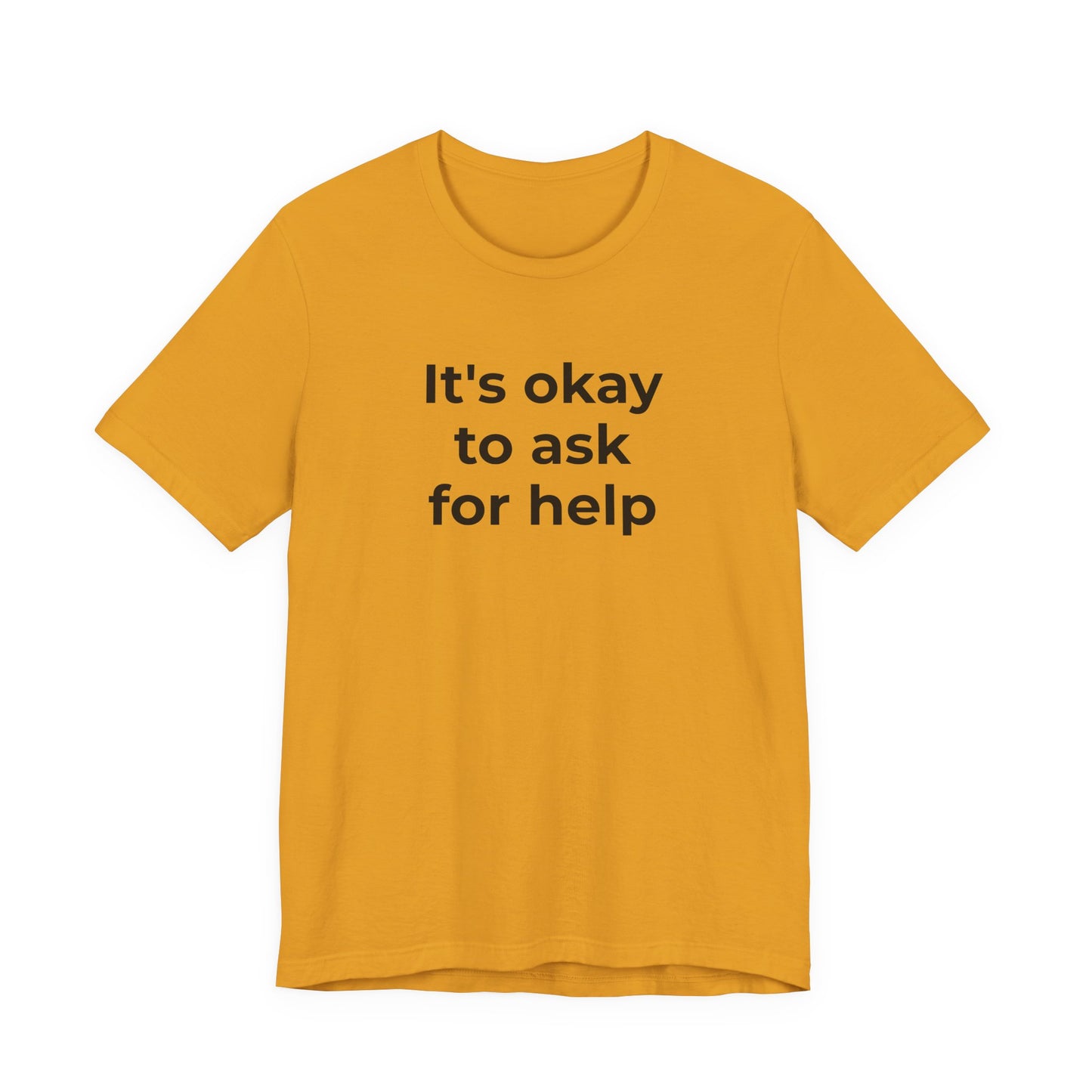 Domestic Violence and Suicide Awareness - It's Okay to Ask for Help T-Shirt - Wear What You Stand For Products