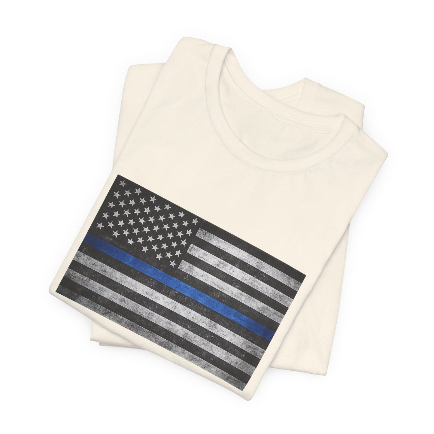 First Responders T-Shirt - Blue Line Flag - Wear What You Stand For Products