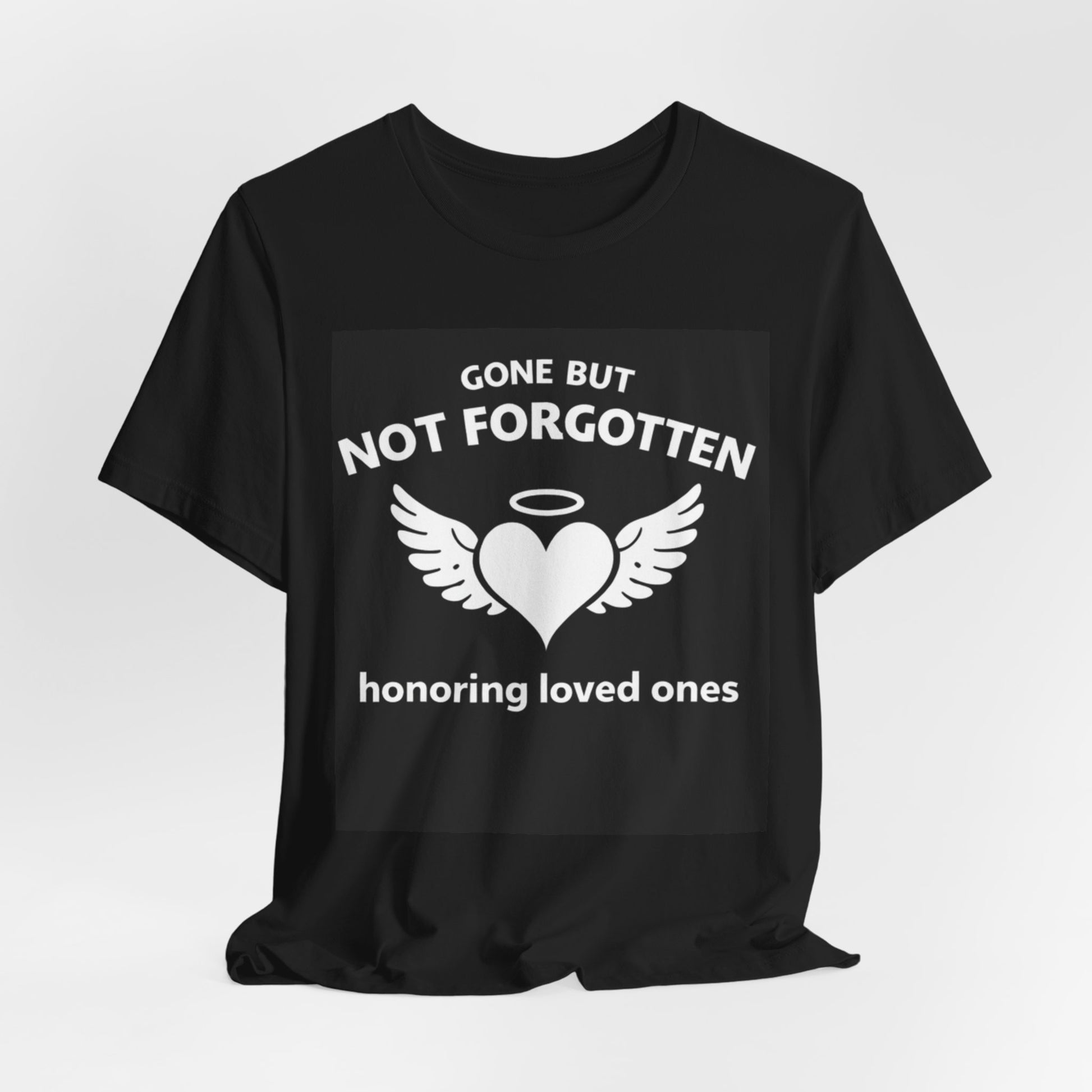 Grief and Loss T-Shirt - Gone but Never Forgotten with Diagram - Wear What You Stand For Products