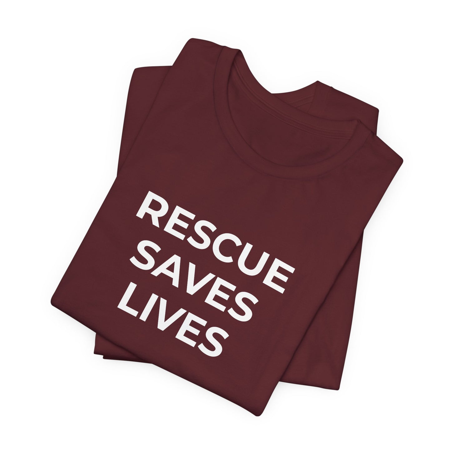 Pet Rescues T-Shirt Rescue Saves Lives - Wear What You Stand For Products