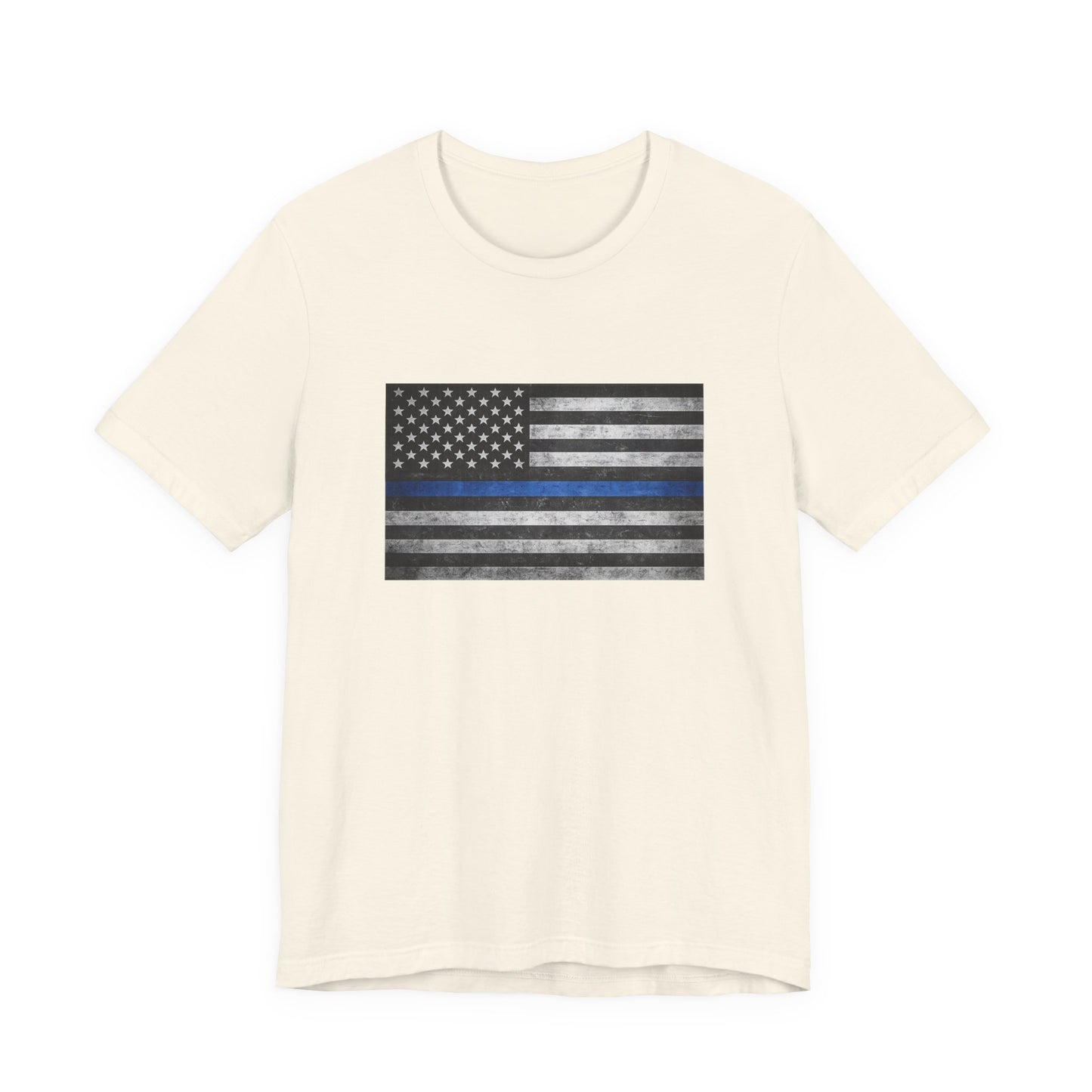 First Responders T-Shirt - Blue Line Flag - Wear What You Stand For Products