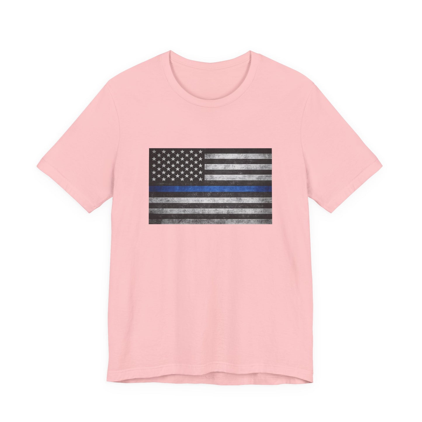 First Responders T-Shirt - Blue Line Flag - Wear What You Stand For Products