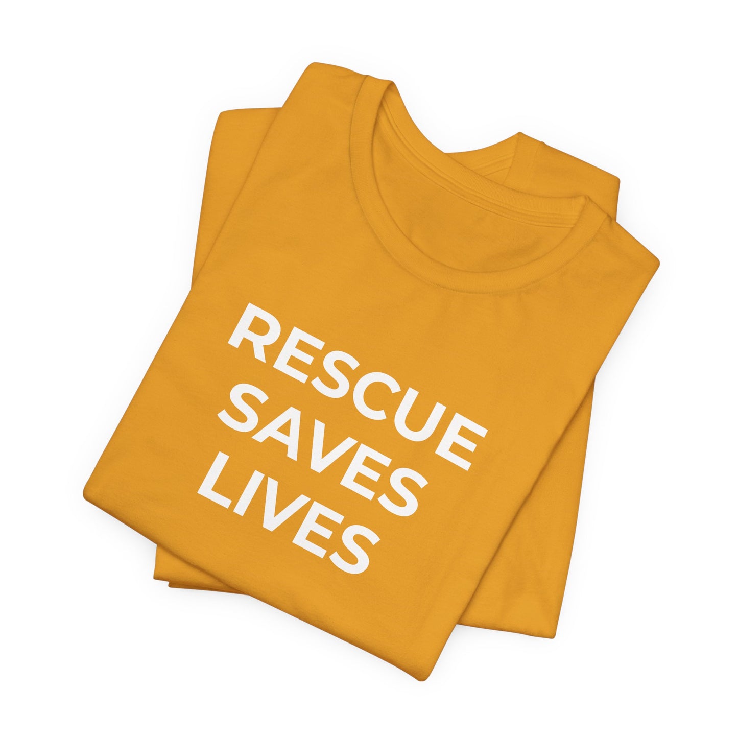 Pet Rescues T-Shirt Rescue Saves Lives - Wear What You Stand For Products