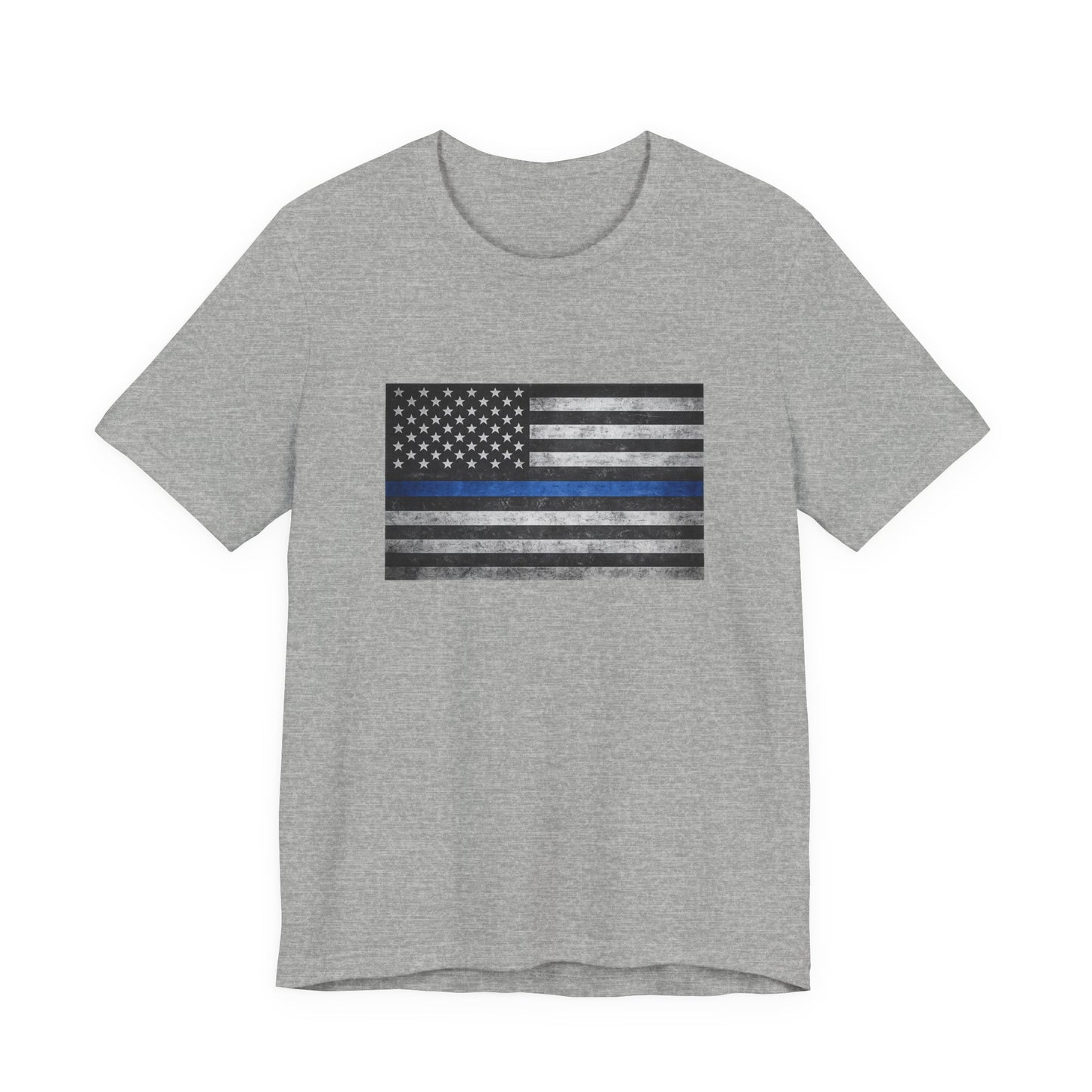 First Responders T-Shirt - Blue Line Flag - Wear What You Stand For Products