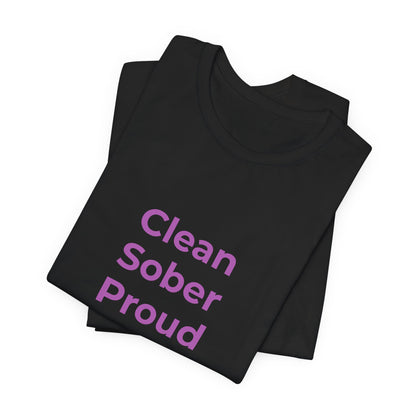 CLEAN SOBER PROUD