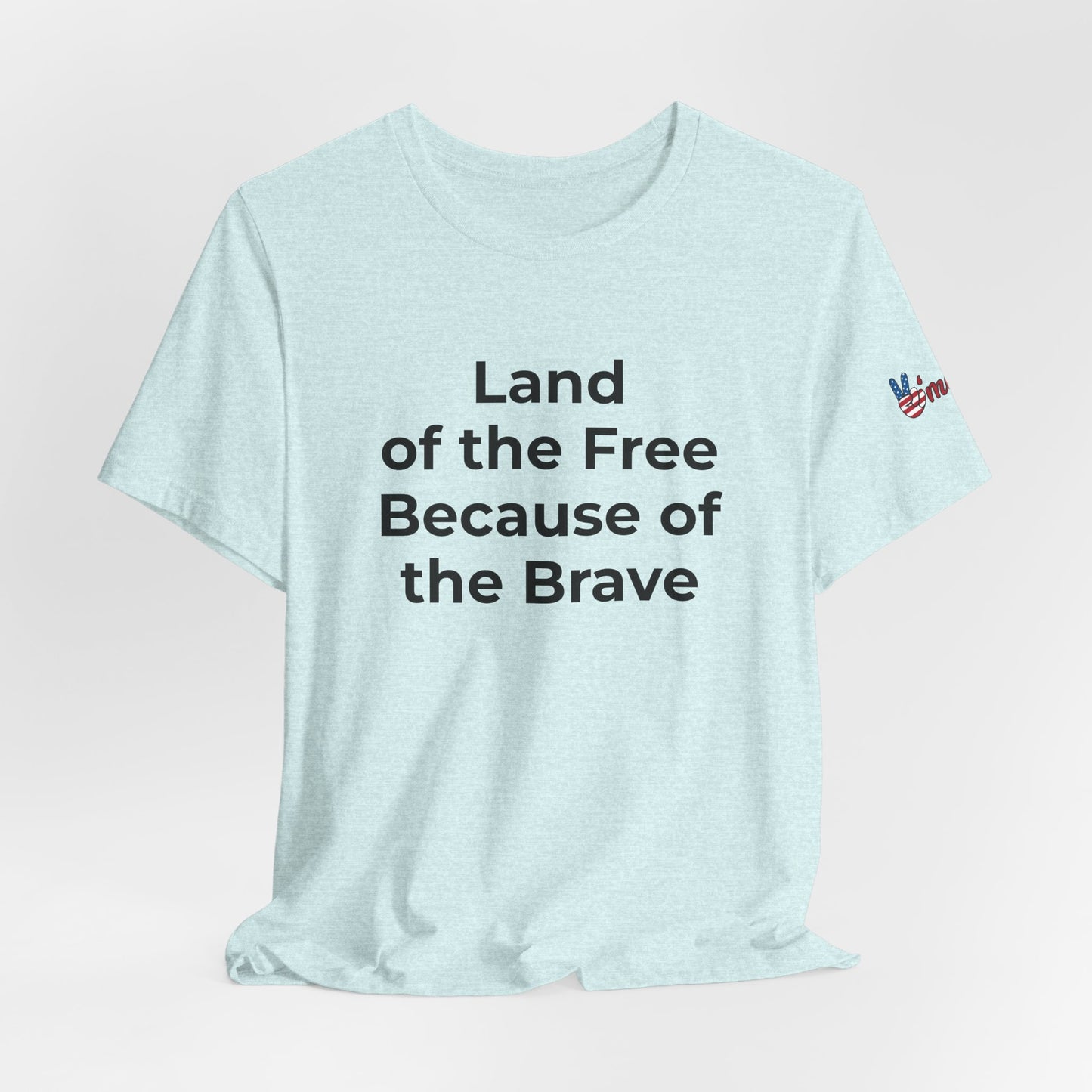 Veterans T-Shirt - Land of the Free Because of the Brave - Wear What You Stand For Products