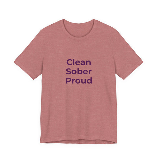 CLEAN SOBER PROUD