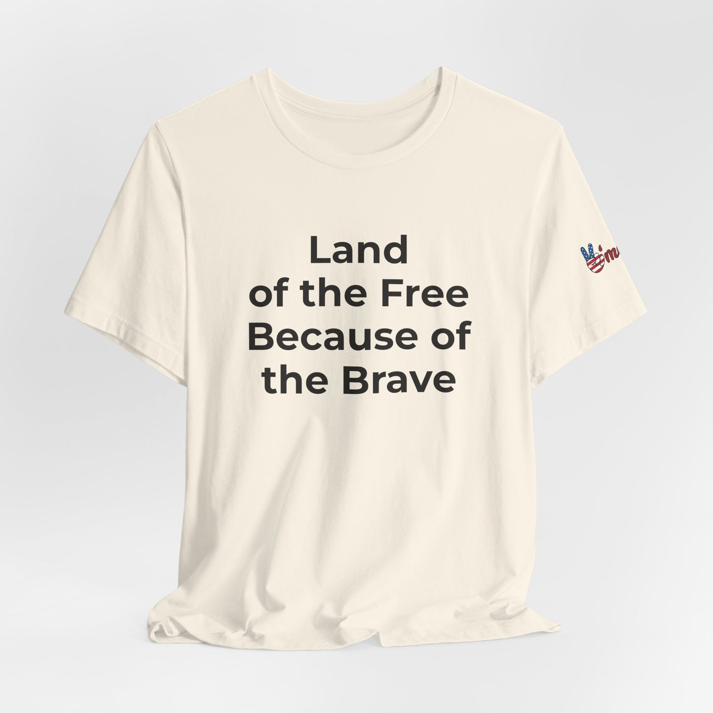 Veterans T-Shirt - Land of the Free Because of the Brave - Wear What You Stand For Products