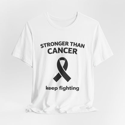 Cancer T-Shirt - Strong than Cancer with Diagram - Wear What You Stand For Products
