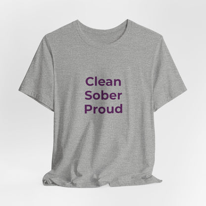 CLEAN SOBER PROUD