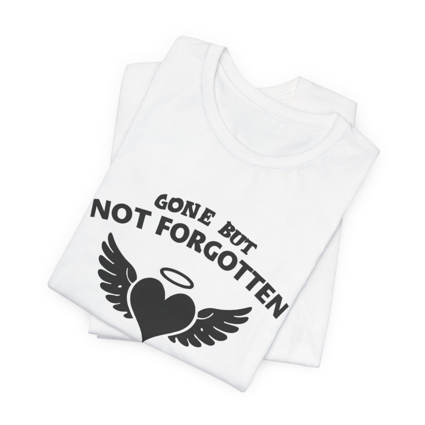 Grief and Loss T-Shirt - Gone but Never Forgotten with Diagram - Wear What You Stand For Products
