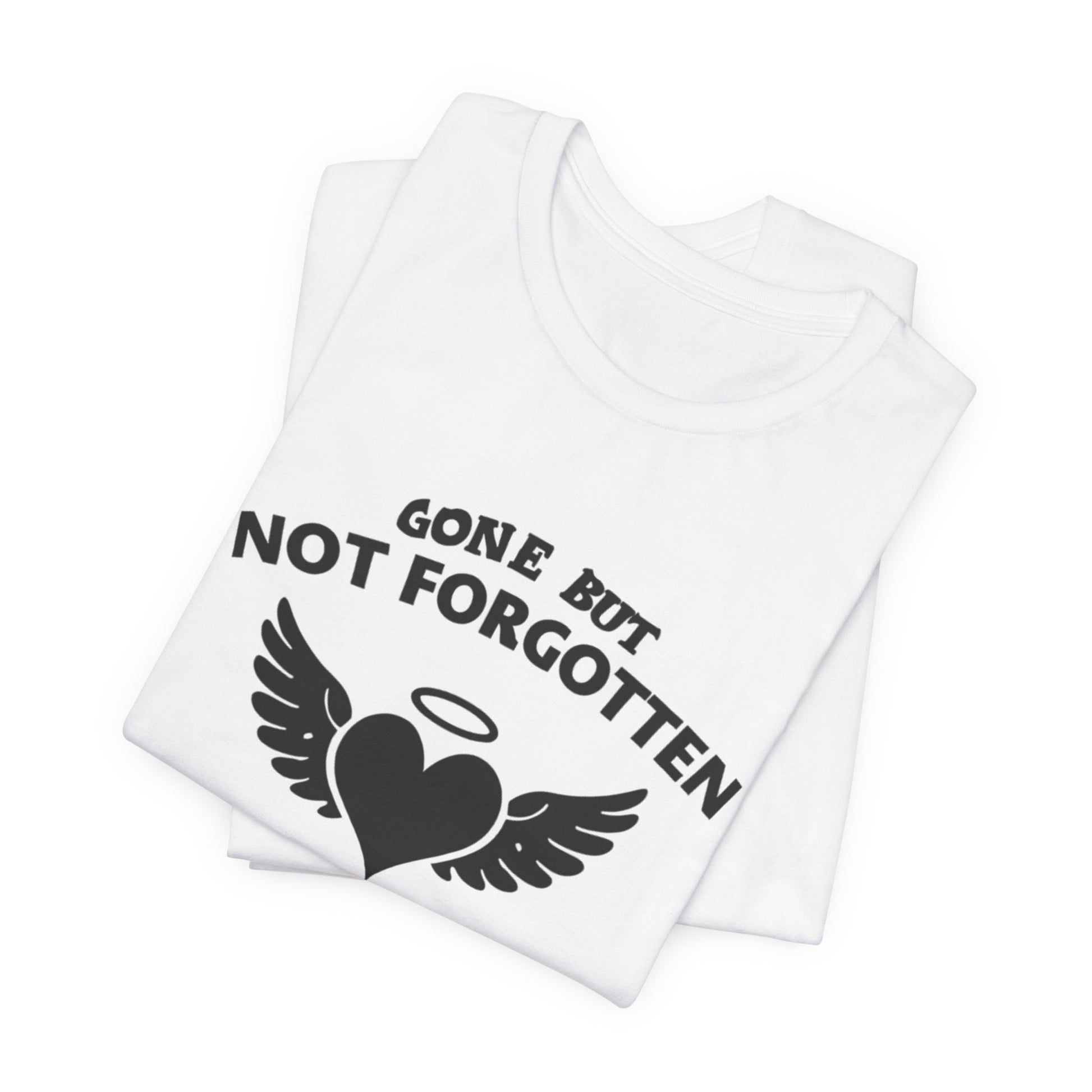 Grief and Loss T-Shirt - Gone but Never Forgotten with Diagram - Wear What You Stand For Products