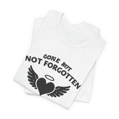 Grief and Loss T-Shirt - Gone but Never Forgotten with Diagram - Wear What You Stand For Products
