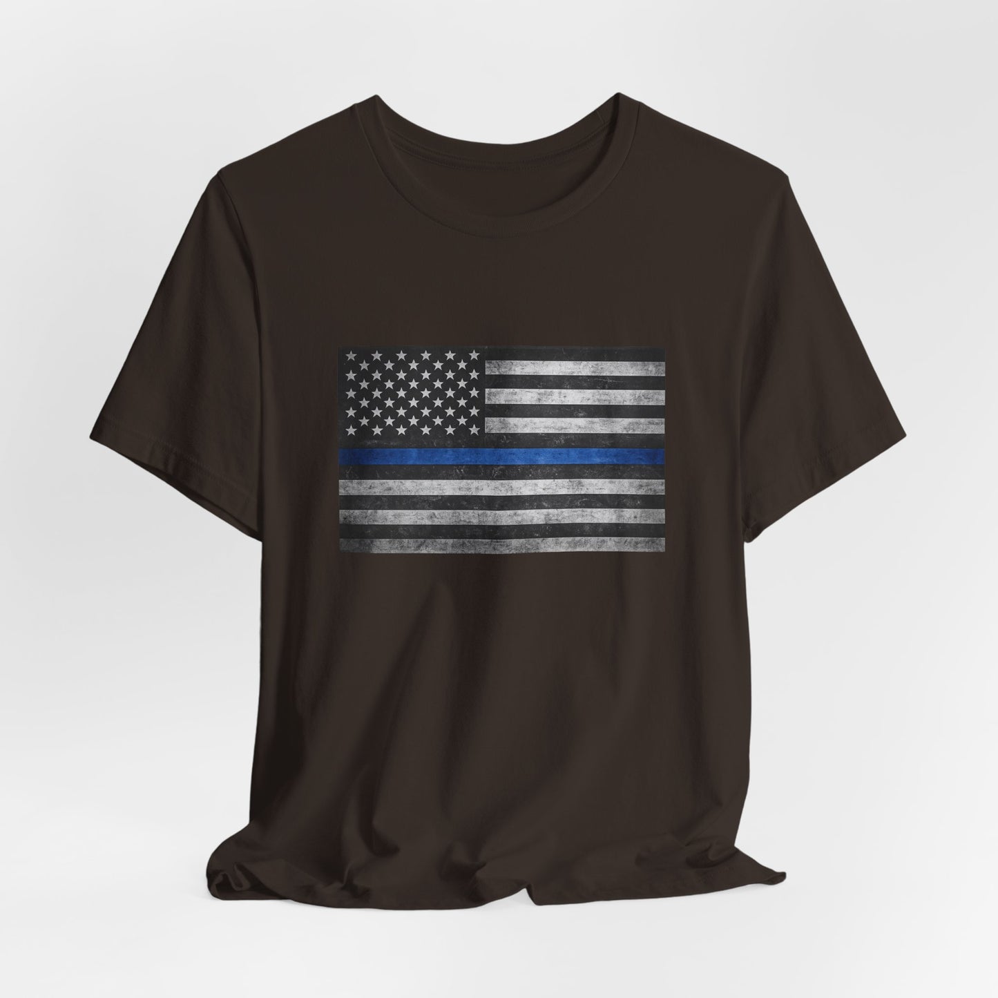 First Responders T-Shirt - Blue Line Flag - Wear What You Stand For Products