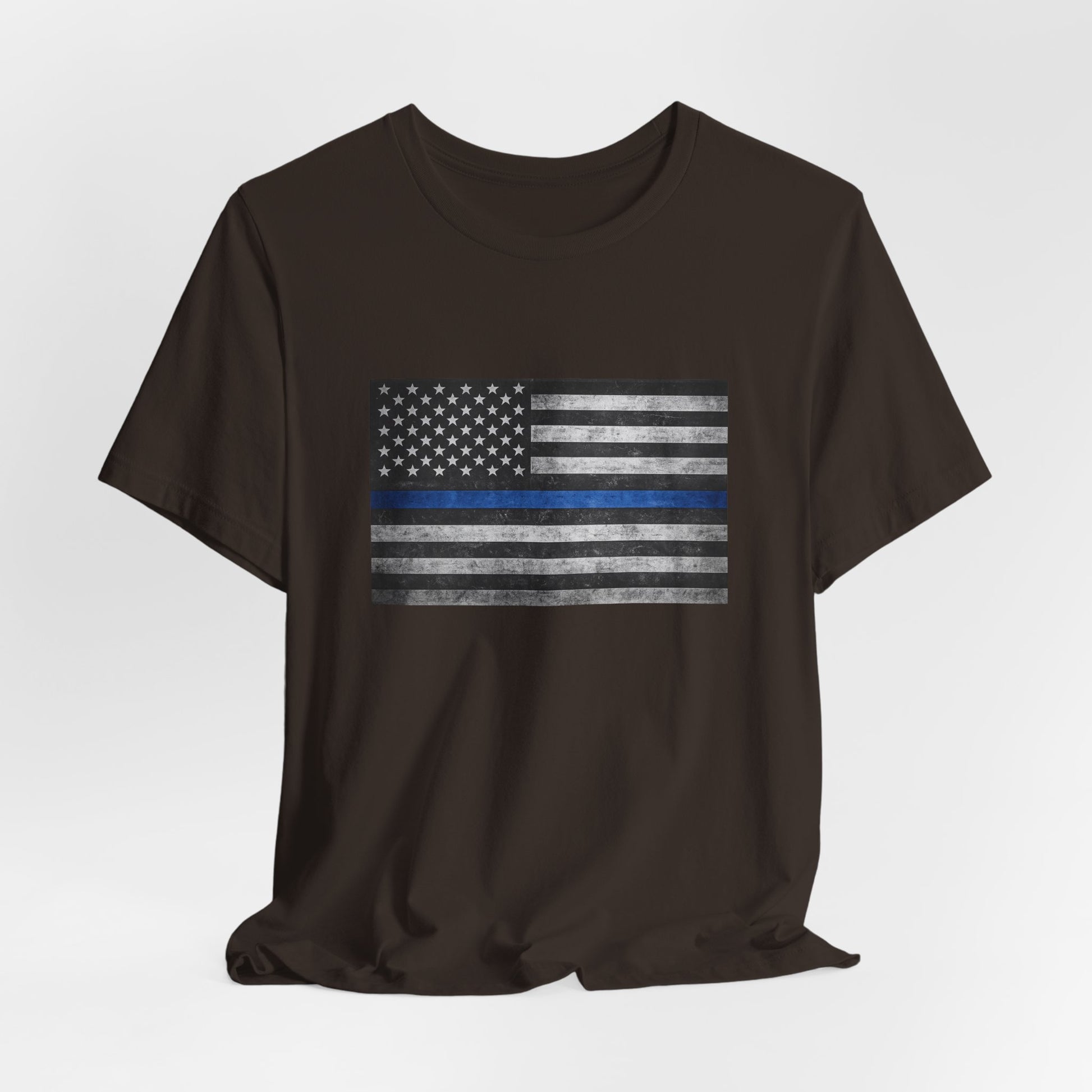 First Responders T-Shirt - Blue Line Flag - Wear What You Stand For Products