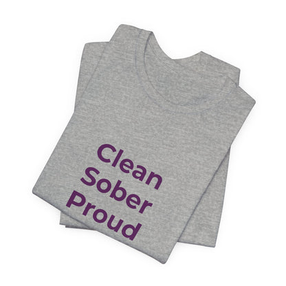 CLEAN SOBER PROUD