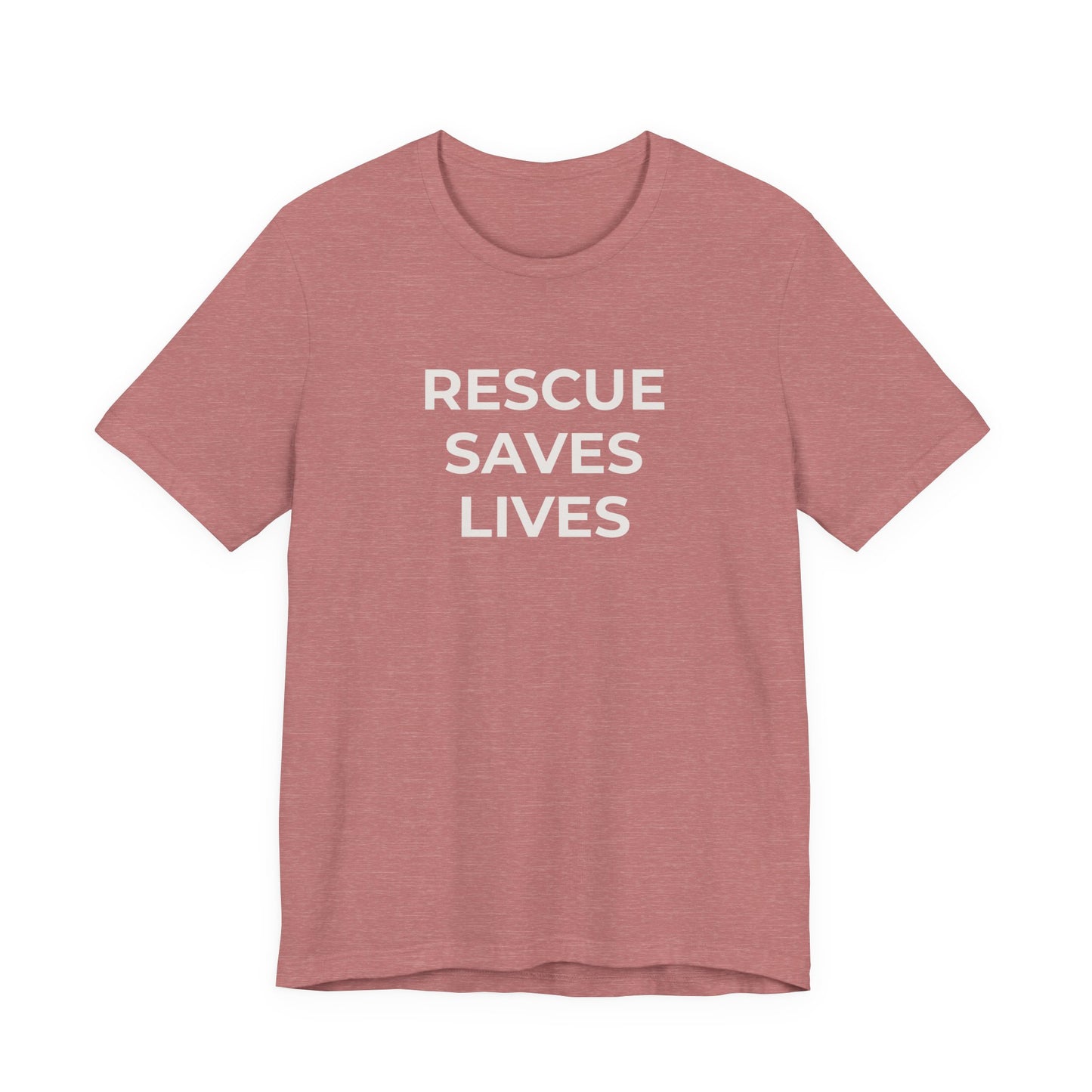 Pet Rescues T-Shirt Rescue Saves Lives - Wear What You Stand For Products