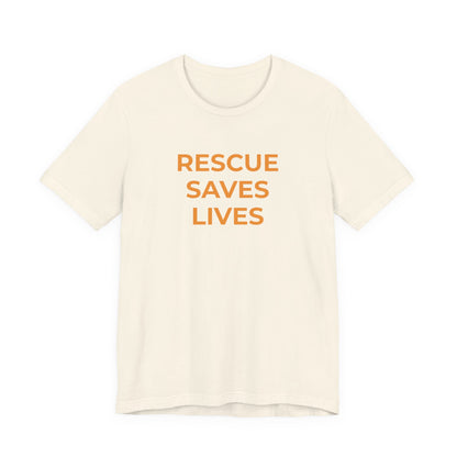 Pet Rescues T-Shirt Rescue Saves Lives - Wear What You Stand For Products