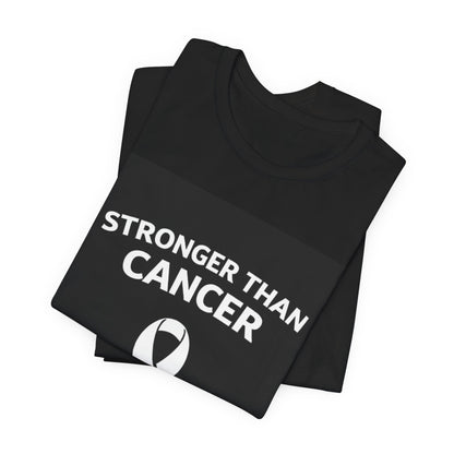 Cancer T-Shirt - Strong than Cancer with Diagram - Wear What You Stand For Products