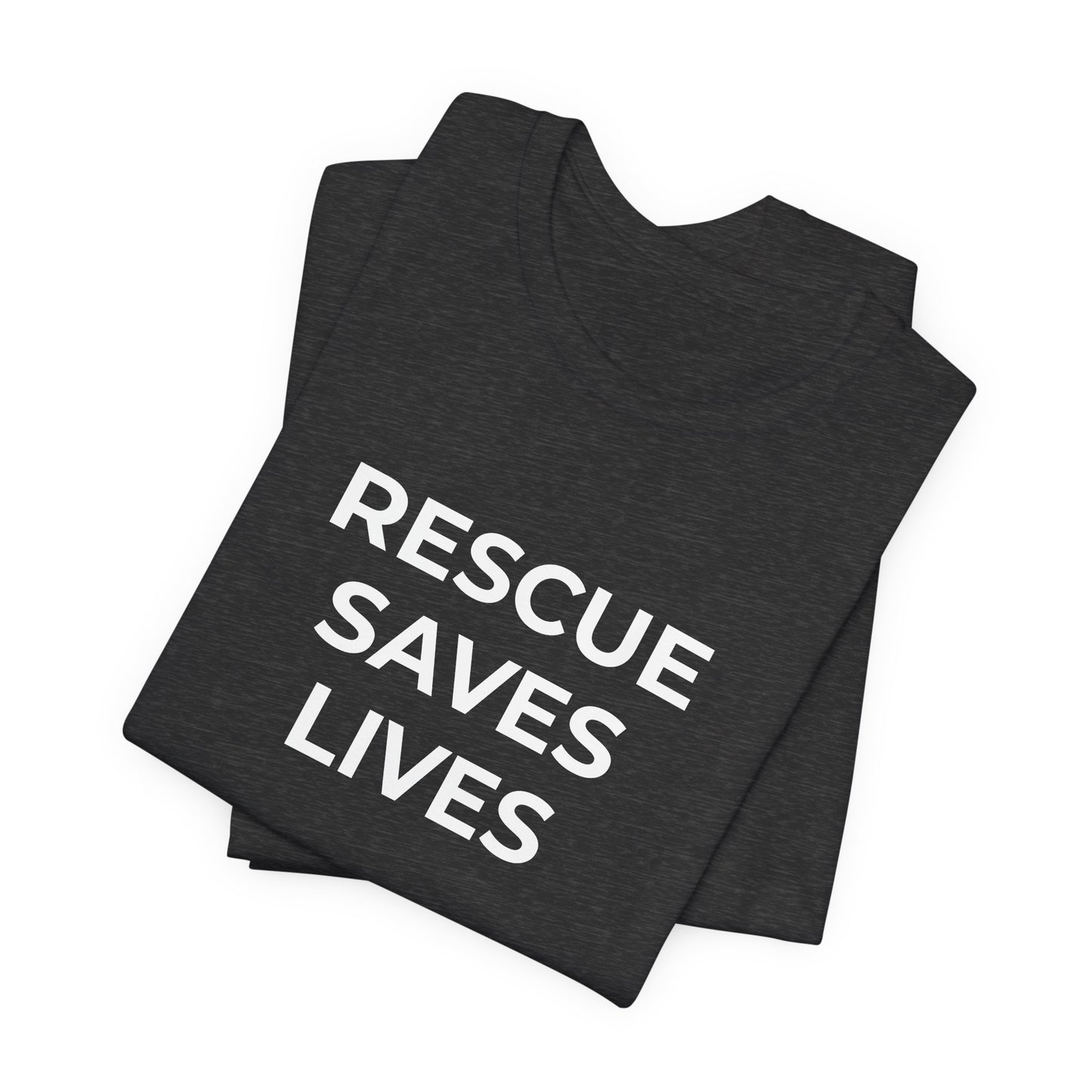 Pet Rescues T-Shirt Rescue Saves Lives - Wear What You Stand For Products