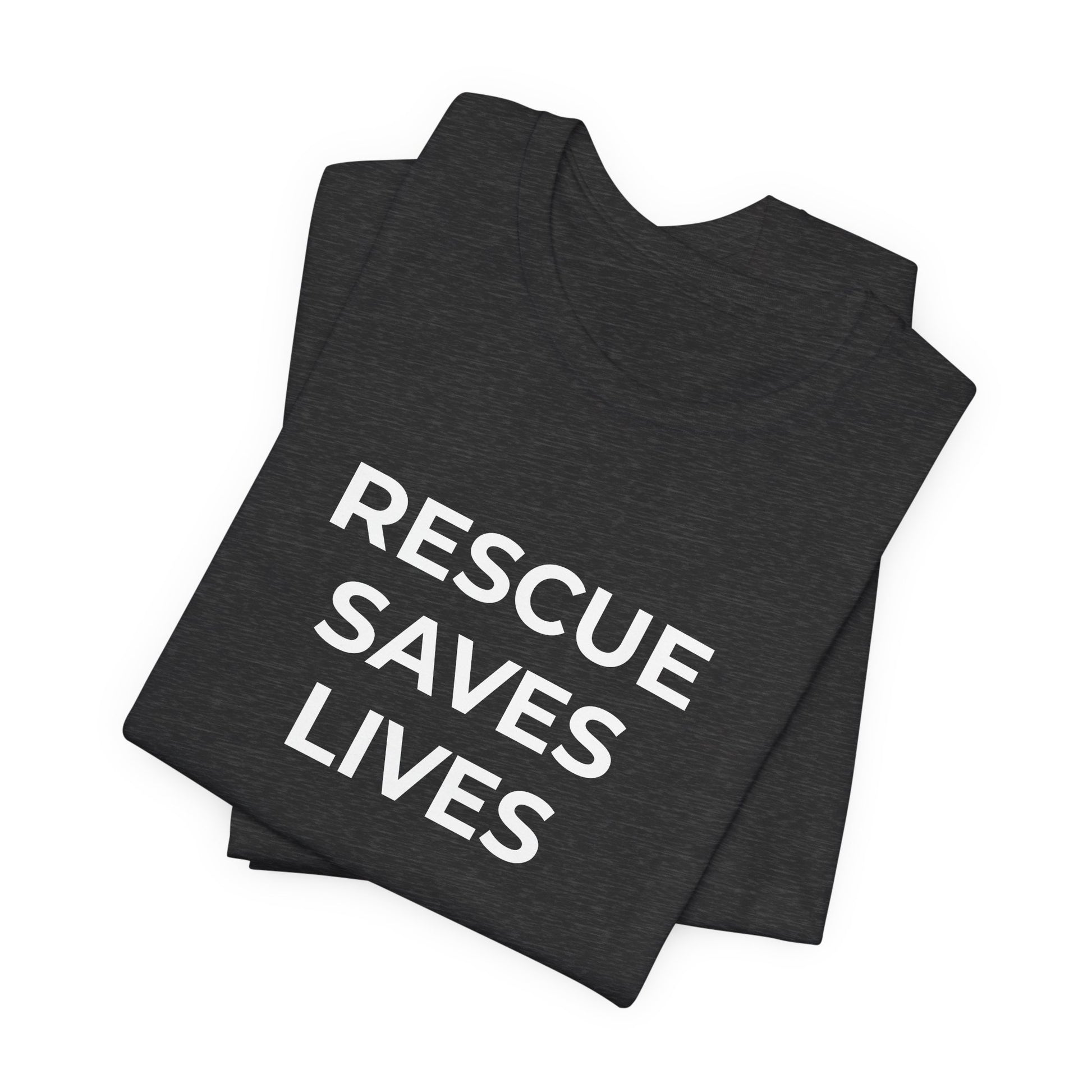 Pet Rescues T-Shirt Rescue Saves Lives - Wear What You Stand For Products