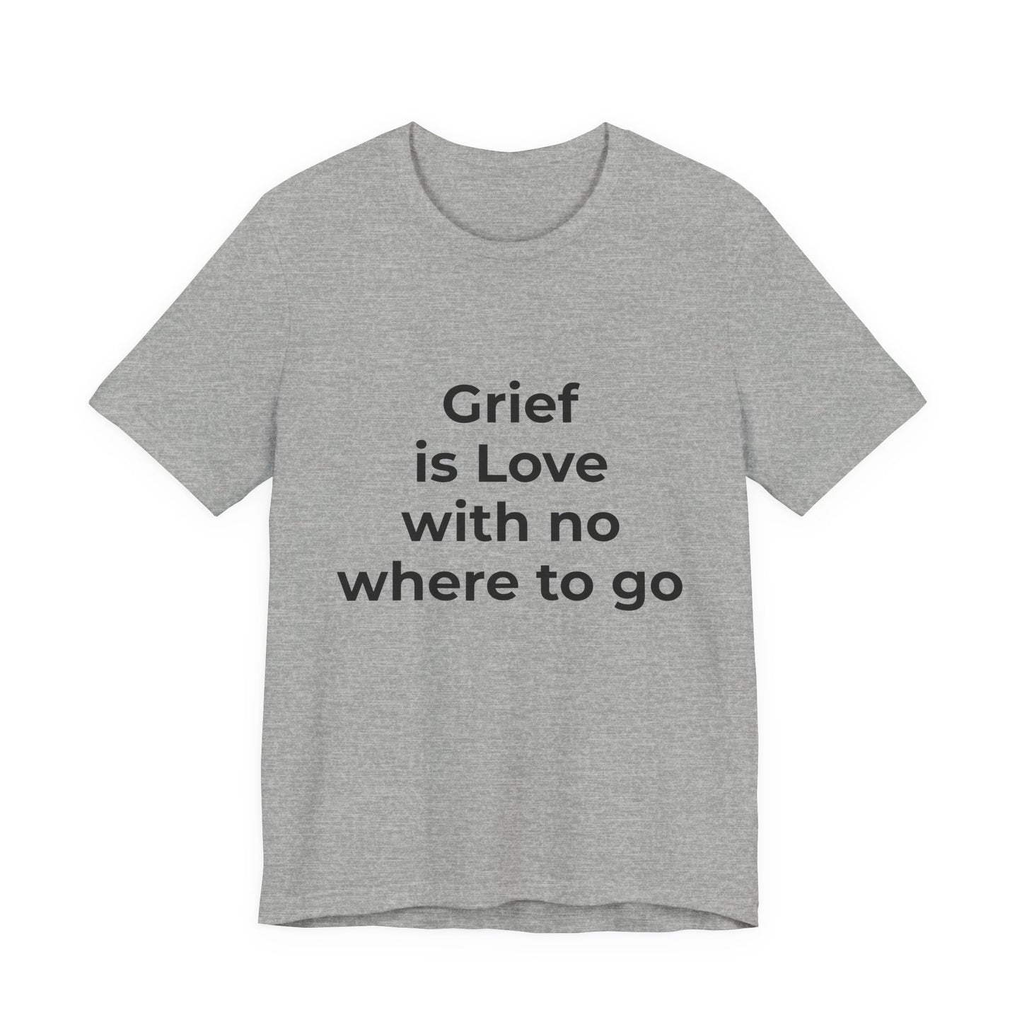 GRIEF IS LOVE WITH NO WHERE TO GO