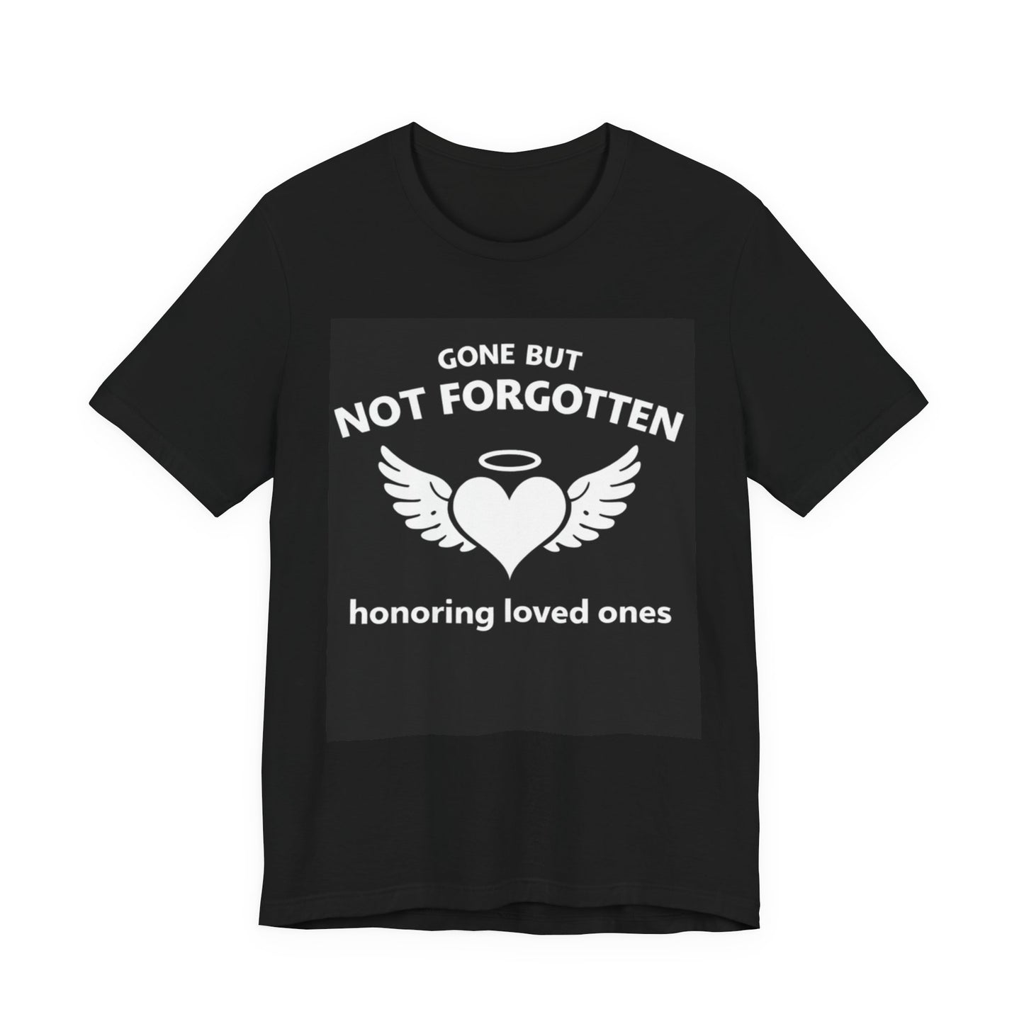 Grief and Loss T-Shirt - Gone but Never Forgotten with Diagram - Wear What You Stand For Products