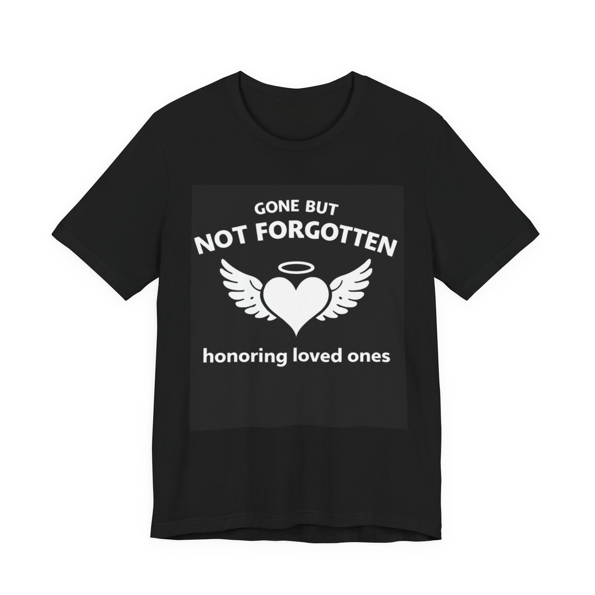 Grief and Loss T-Shirt - Gone but Never Forgotten with Diagram - Wear What You Stand For Products