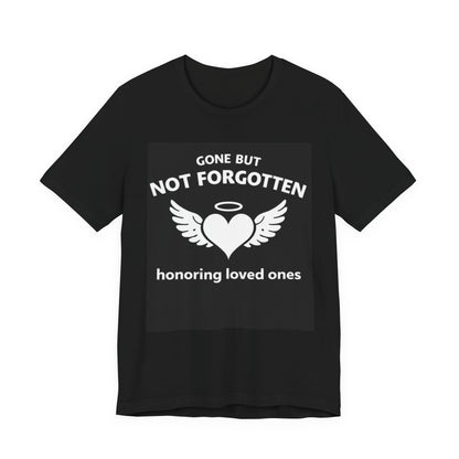 Grief and Loss T-Shirt - Gone but Never Forgotten with Diagram - Wear What You Stand For Products