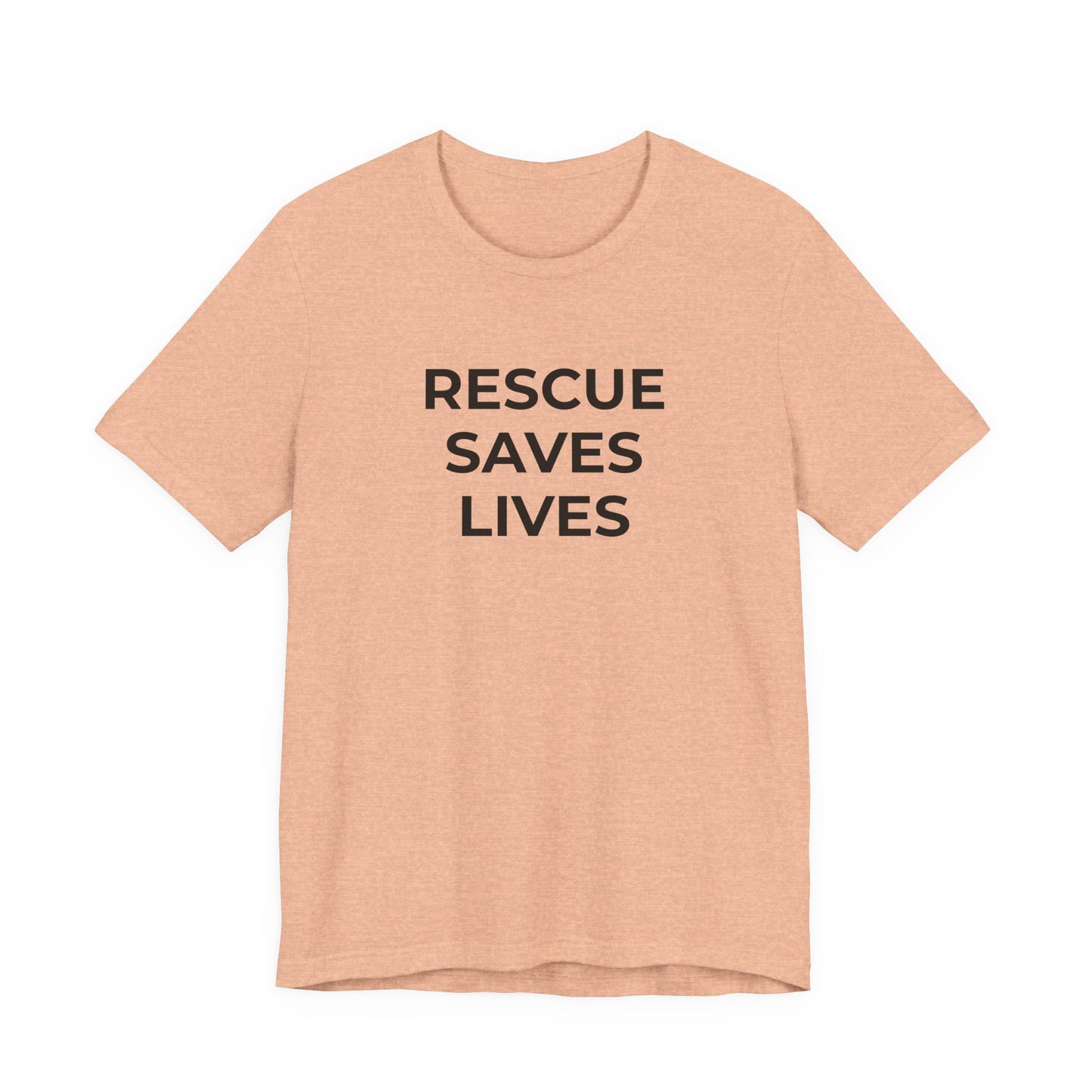 Pet Rescues T-Shirt Rescue Saves Lives - Wear What You Stand For Products