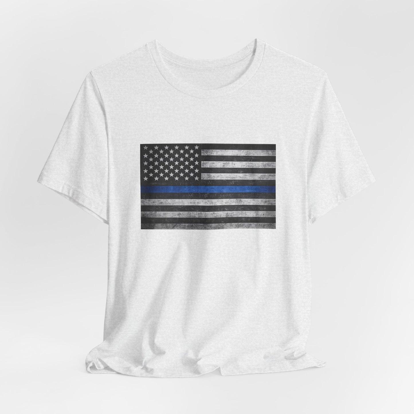 First Responders T-Shirt - Blue Line Flag - Wear What You Stand For Products