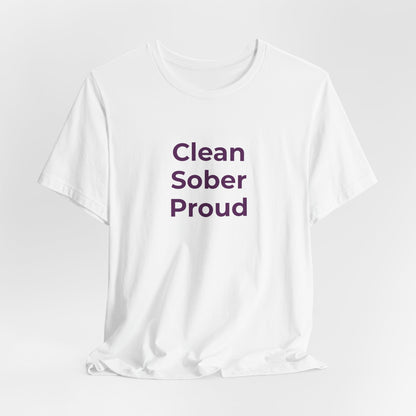 CLEAN SOBER PROUD