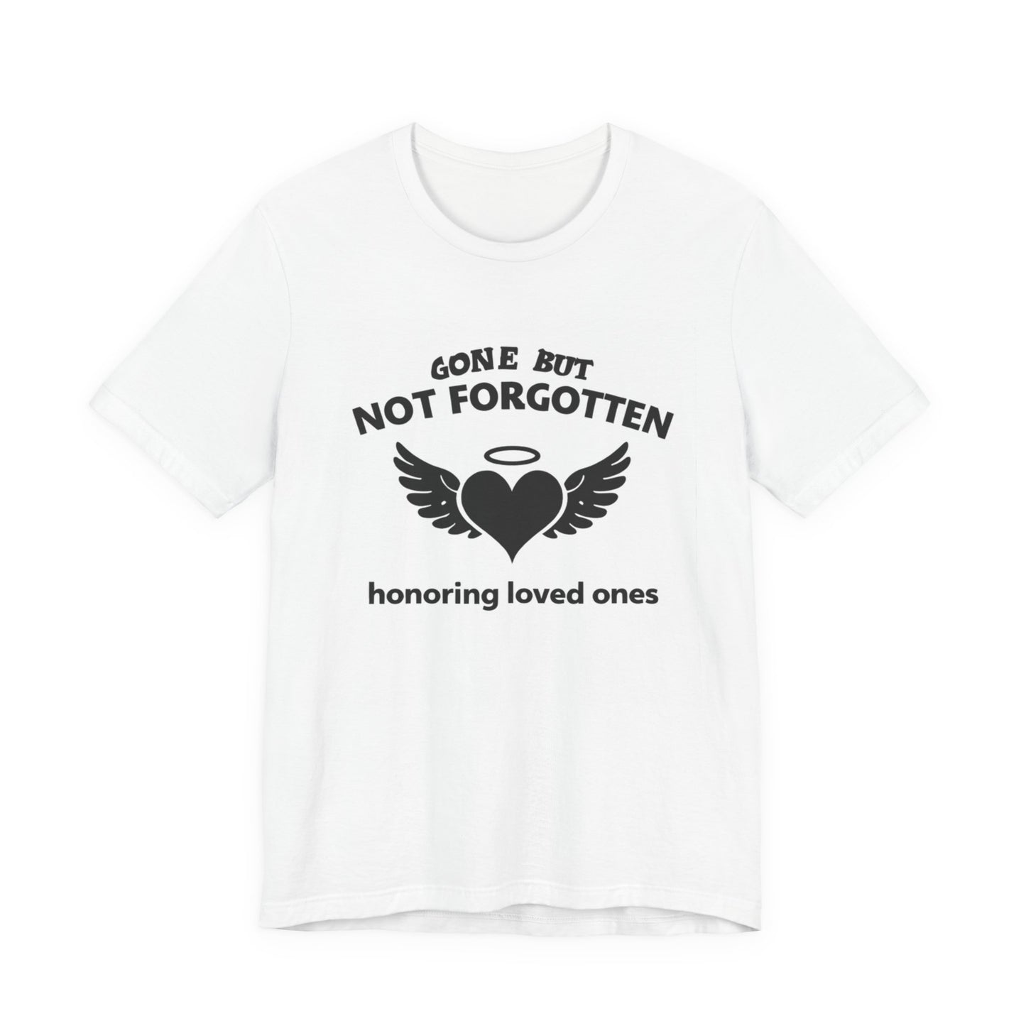 Grief and Loss T-Shirt - Gone but Never Forgotten with Diagram - Wear What You Stand For Products