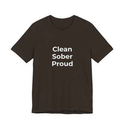 CLEAN SOBER PROUD