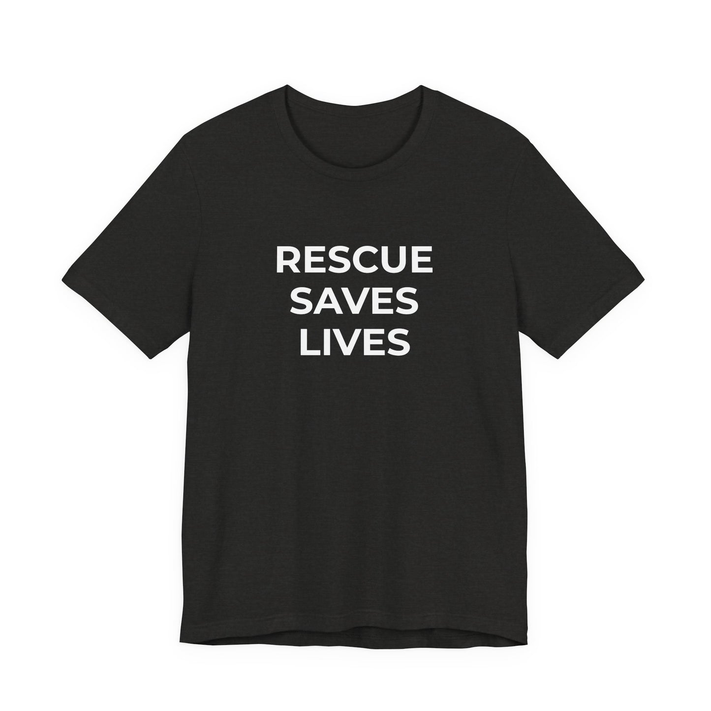 Pet Rescues T-Shirt Rescue Saves Lives - Wear What You Stand For Products