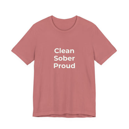 CLEAN SOBER PROUD
