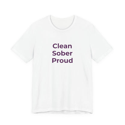 CLEAN SOBER PROUD