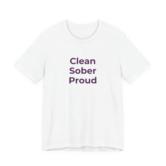 CLEAN SOBER PROUD