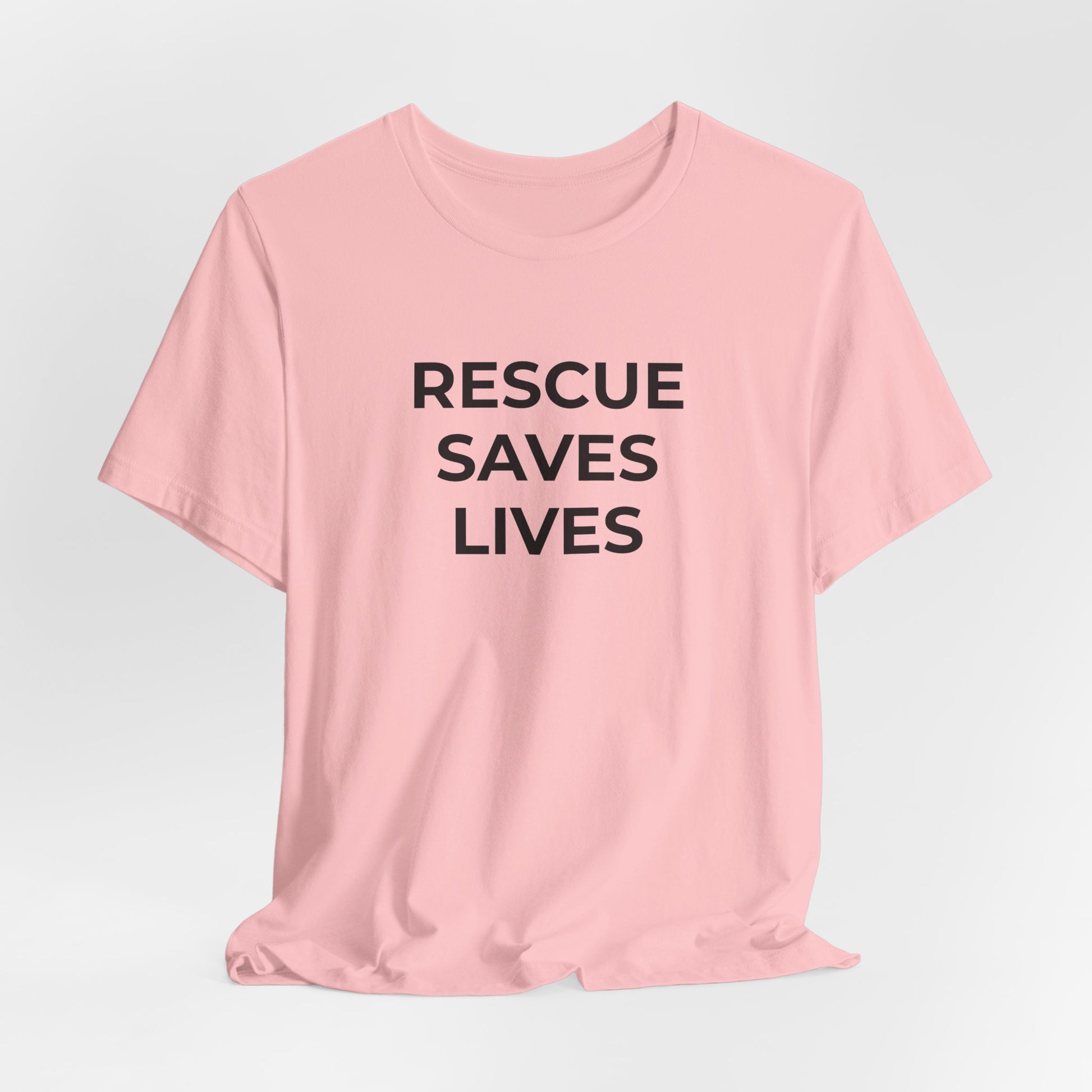Pet Rescues T-Shirt Rescue Saves Lives - Wear What You Stand For Products