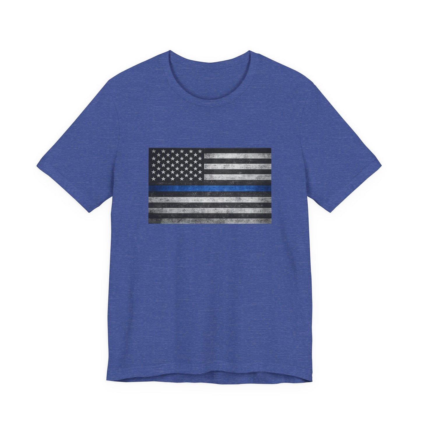 First Responders T-Shirt - Blue Line Flag - Wear What You Stand For Products